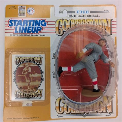 1995 Kenner Starting Lineup Cooperstown Babe Ruth MLB Baseball Figure F6 EBay