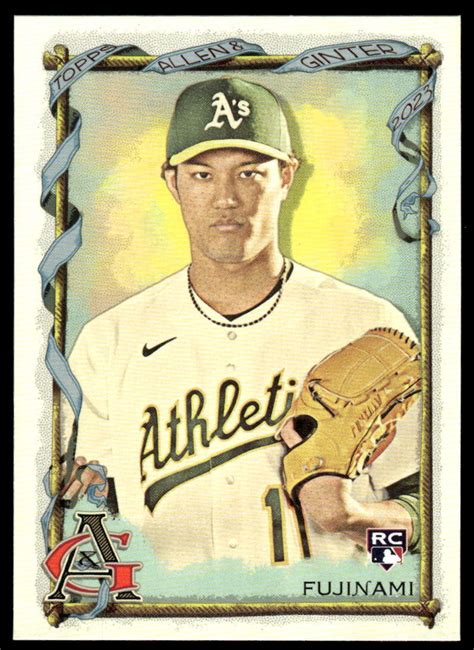 2023 Topps Allen Ginter 297 Shintaro Fujinami Oakland Athletics RC