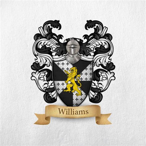 Williams wales Origin Family Crest Print - Etsy