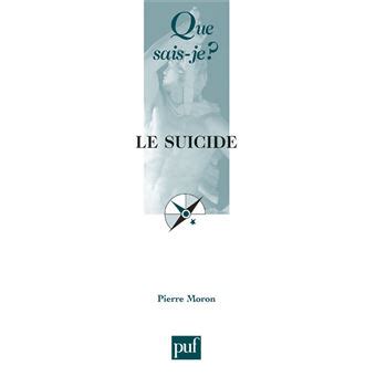 Le suicide broché Pierre Moron Achat Livre ou ebook fnac