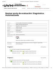 Diagnostico Automatizada Pdf Revisar Env O De Evaluaci N