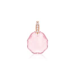 Pear Drop Pendant Rose Gold Plated Light Rose K Rvar Ngad Riptsid