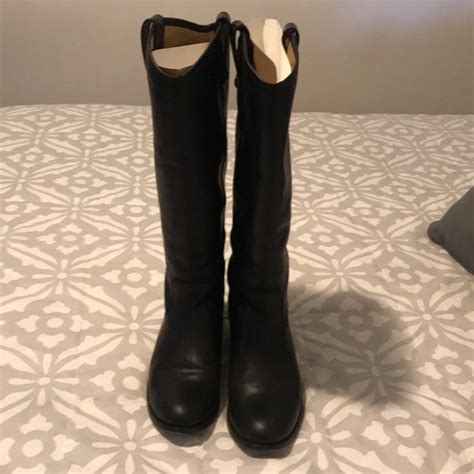 Frye Shoes Frye Melissa Button Leather Boots Extended Calf Poshmark