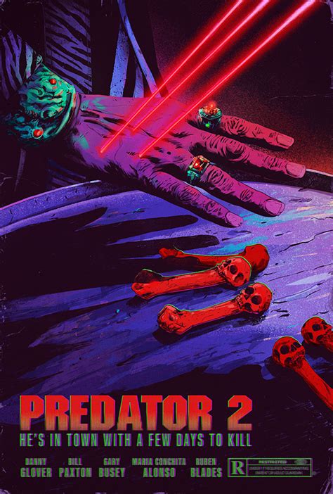 Estevan Silveira - PREDATOR 2 MOVIE POSTER