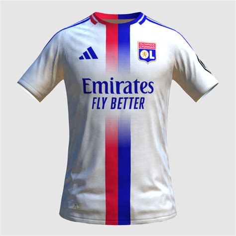 LEAKED Lyon Home Shirt 2024 25 FIFA 23 Kit Creator Showcase