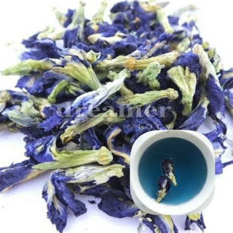 Dried Butterfly Blue Pea Flower Bunga Telang Kering 蝶豆花 30g Shopee