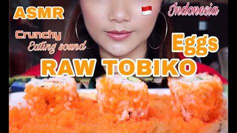 Asmrtobiko Raw Eggstelur Ikan Mentah Mukbang Indonesia Youtube