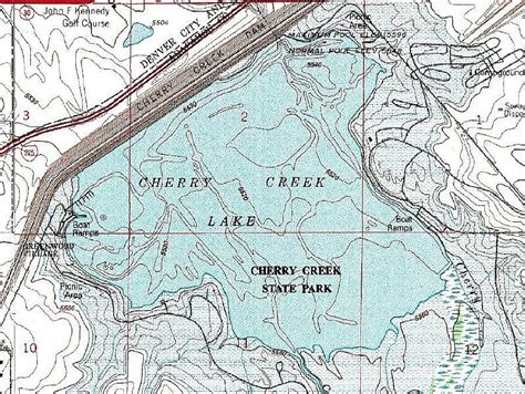 Cherry Creek Reservoir Map - Fredi Jo-Anne