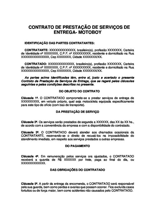 Top 117 Imagen Modelo De Contrato De Prestação De Serviço Abzlocal Mx