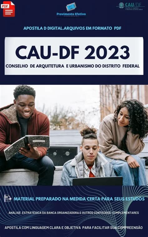 Provimento Efetivo Concursos Apostila CAU DF Advogado 2023