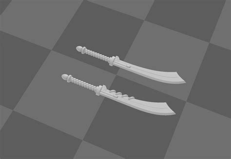 Free Stl File Space Mongolian Big Sword 🛰・3d Printable Model To Download・cults