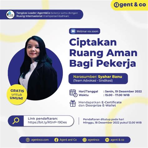 Ciptakan Ruang Aman Bagu Pekerja