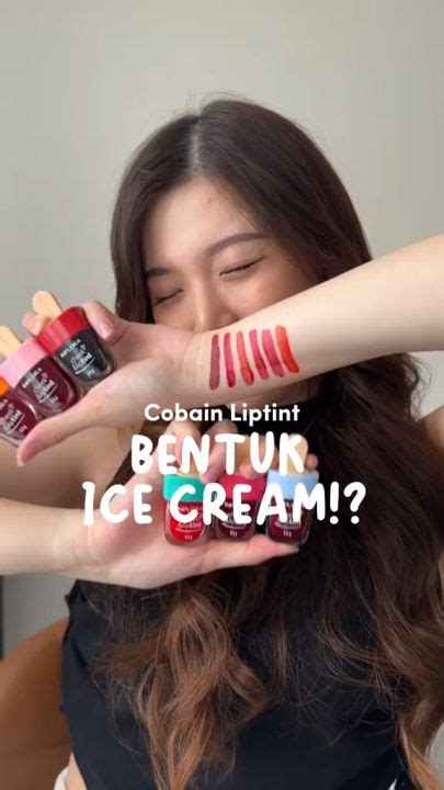 Implora Cheek Lip Tint Model Ice Cream Gr Lazada Indonesia