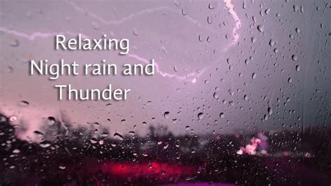 Relaxing Rain And Thunder Sounds Fall Asleep Faster Sleep Music