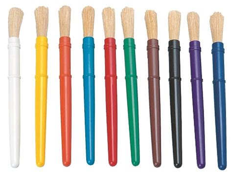 Koop Uw SET 10 VERFBORSTELS GEKLEURD ASS LUMAP