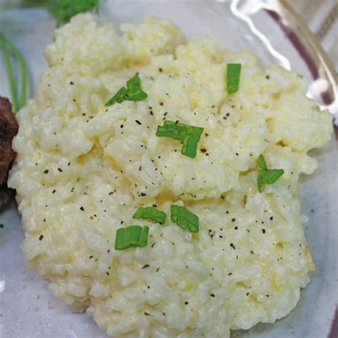 Creamy Cheesy Rice Through The Cooking Glass