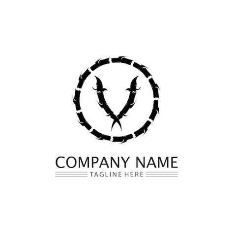 Premium Vector V Letter Lightning Logo Template