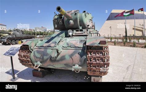 Royal Tank Museum Amman Jordan May Historical Swedish