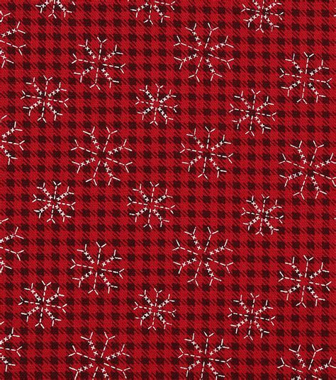 Stitched Snowflakes Christmas Cotton Fabric Joann Christmas Fabric