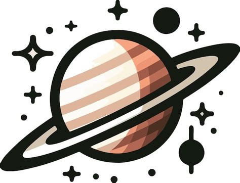 Premium Vector | Saturn vector illustration