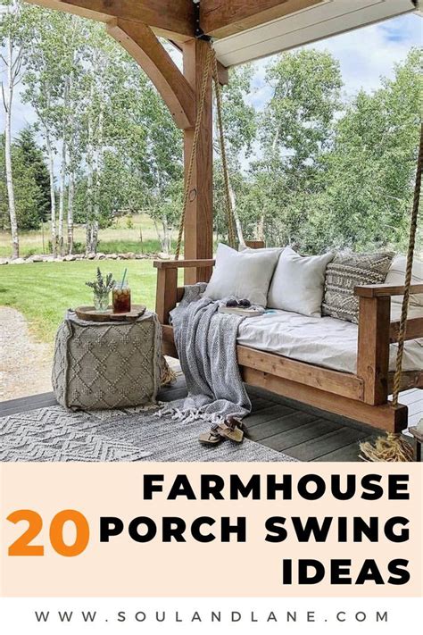 Farmhouse Porch Swing Ideas For An Inviting Entryway Farmhouse