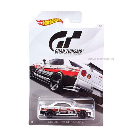 Hot Wheels Rodas Quentes Nissan Skyline GT R R34 Gran Turismo Shopee