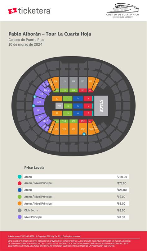 Pablo Albor N Tour La Cuarta Hoja Tickets Coliseo De Puerto Rico