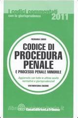 Codice Di Procedura Penale E Processo Penale Minorile Con Spedizione