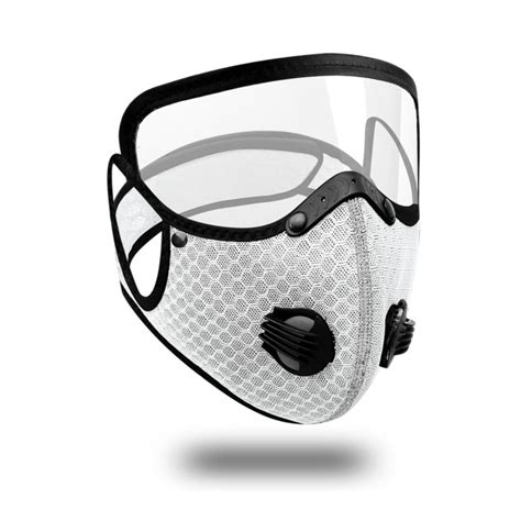 Dust Face Mask with Active Carbon Filters and Air Valves Dust Covers