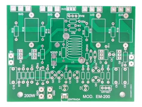 Placa Para Montar Amplificador Mono De 200w MercadoLivre