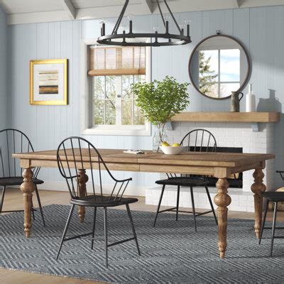 Laurel Foundry Modern Farmhouse Wiggs Extendable Dining Table Reviews