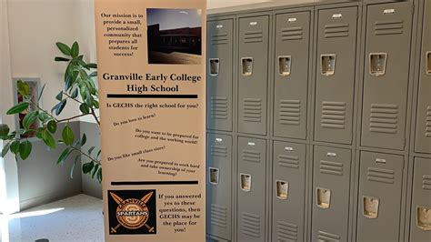 Granville Early College Prepares Students For Success Youtube