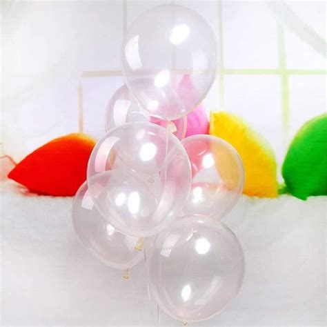 5 Pouces Ballons Baudruche En Latex Transparent 100 Pièces Petits