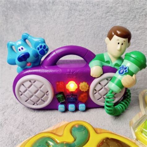 Blues Clues Toy Lot Sing Along Radio 1998 1999 Nick Jr Nickelodeon Toys Vintage | #4596598212