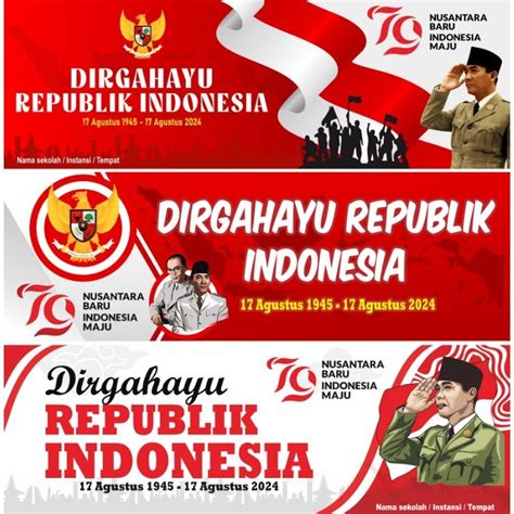 Jual Spanduk Banner Hut Ri Kemerdekaan Indonesia 17 Agustus 2024