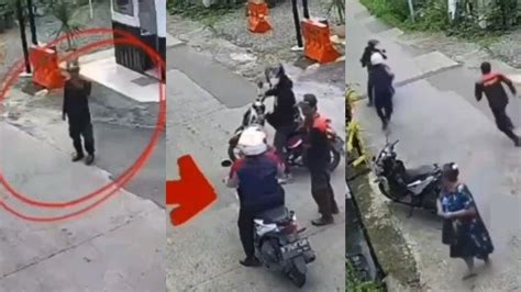 Viral Momen Heroik Satpam Perumahan Gagalkan Aksi Pencurian Motor Di