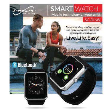 Supersonic SC 81SW Bluetooth Smart Watch