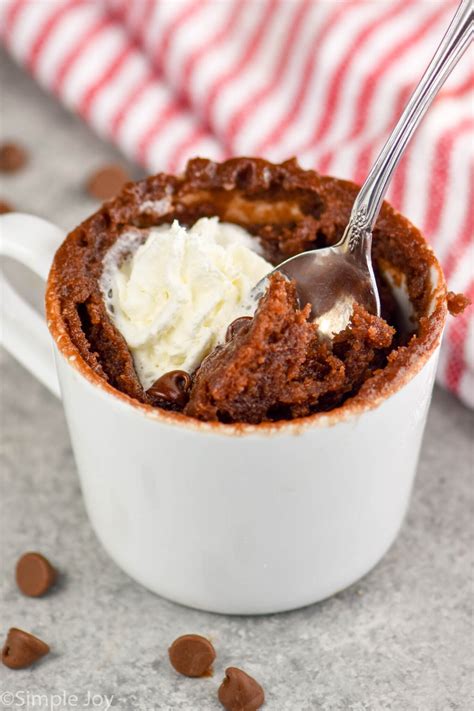 Chocolate Chip Mug Cake Simple Joy