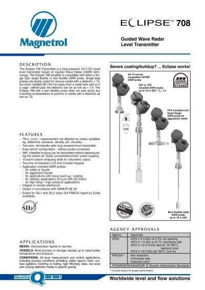 Guided Wave Radar Level Transmitter Worldwide level and flow ...