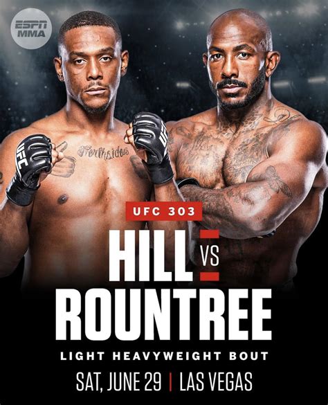 Jamahal Hill Vs Khalil Rountree UFC 303