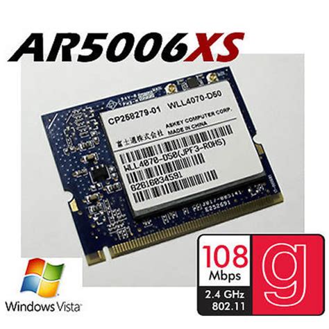 Atheros Ar Xs Abg Dual Band Mbps High Power Mini Pci Wireless