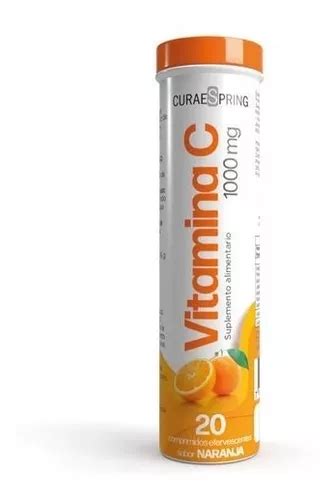 Vitamina C 1000 Mg 20 Comprimidos Efervescentes Sabor Naranja Cuotas