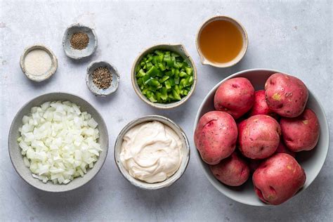 Easy And Quick Potato Salad Recipe With Mayonnaise Dressing