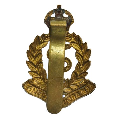 Royal Army Medical Corps R A M C Bi Metal Cap Badge King S Crown