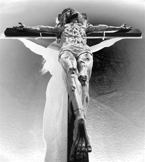 Jesus Christ On The Cross Black And White