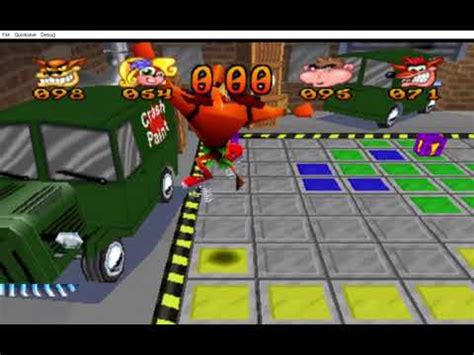 Crash Bash Psx Part Warp Room Platinum Relic