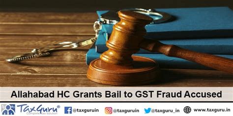 Allahabad Hc Grants Bail To Gst Fraud Accused