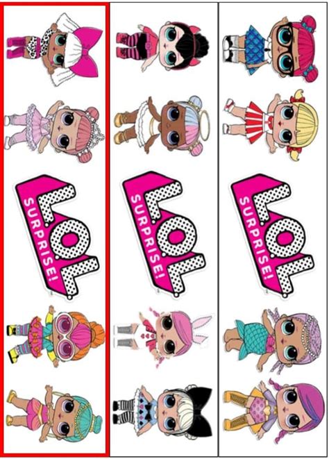 Lol Surprise Doll Personalized Edible Cake Topper Image 60 Off