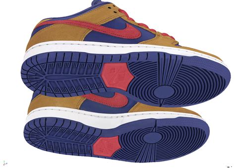 Nike Sb Dunk Low Pro Papa Bear D Model Cgtrader