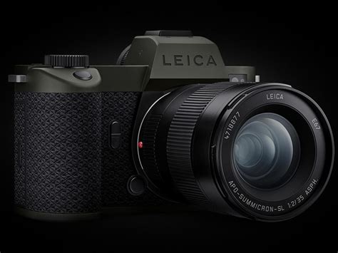 Leica Releases SL2 S Reporter Edition In Dark Green With An Aramid